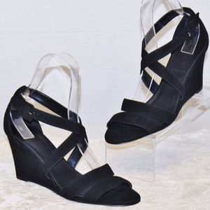 J CREW Italy Wedge Sandals 10